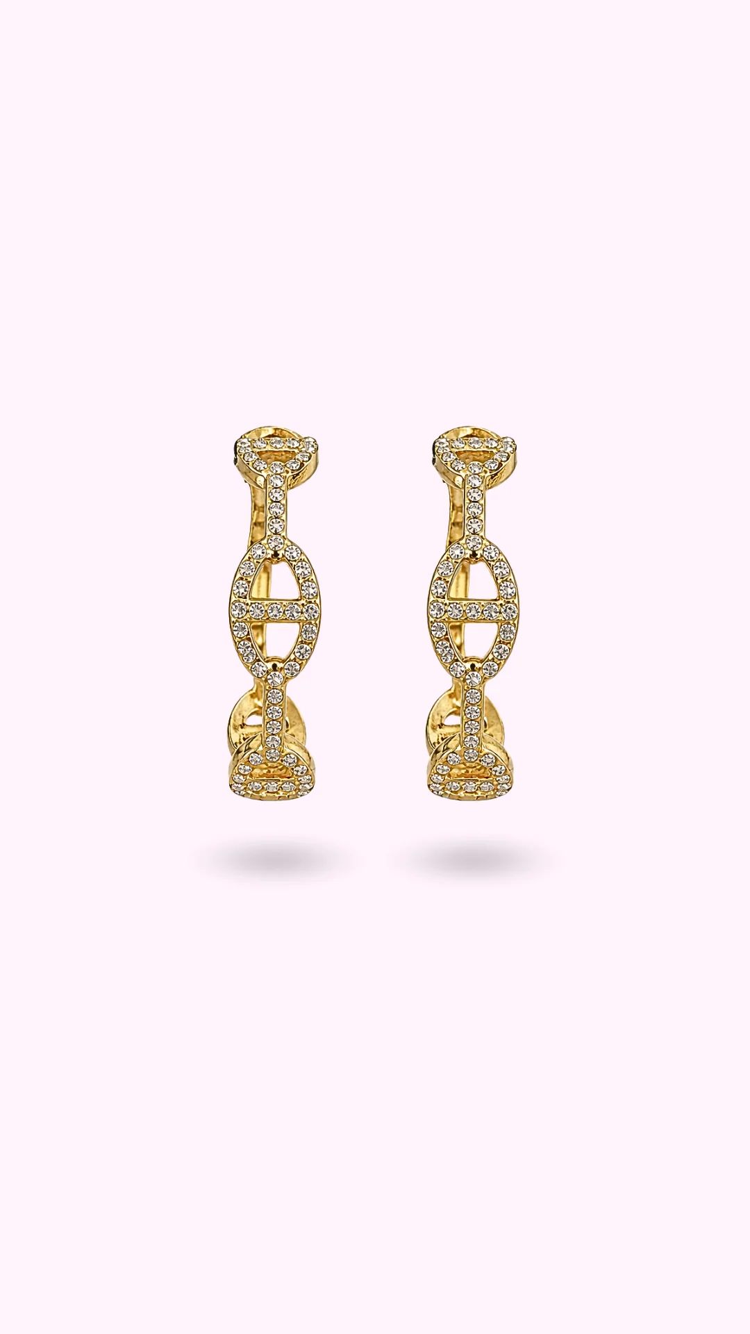 BOUCLES INES STRASS - Image 2