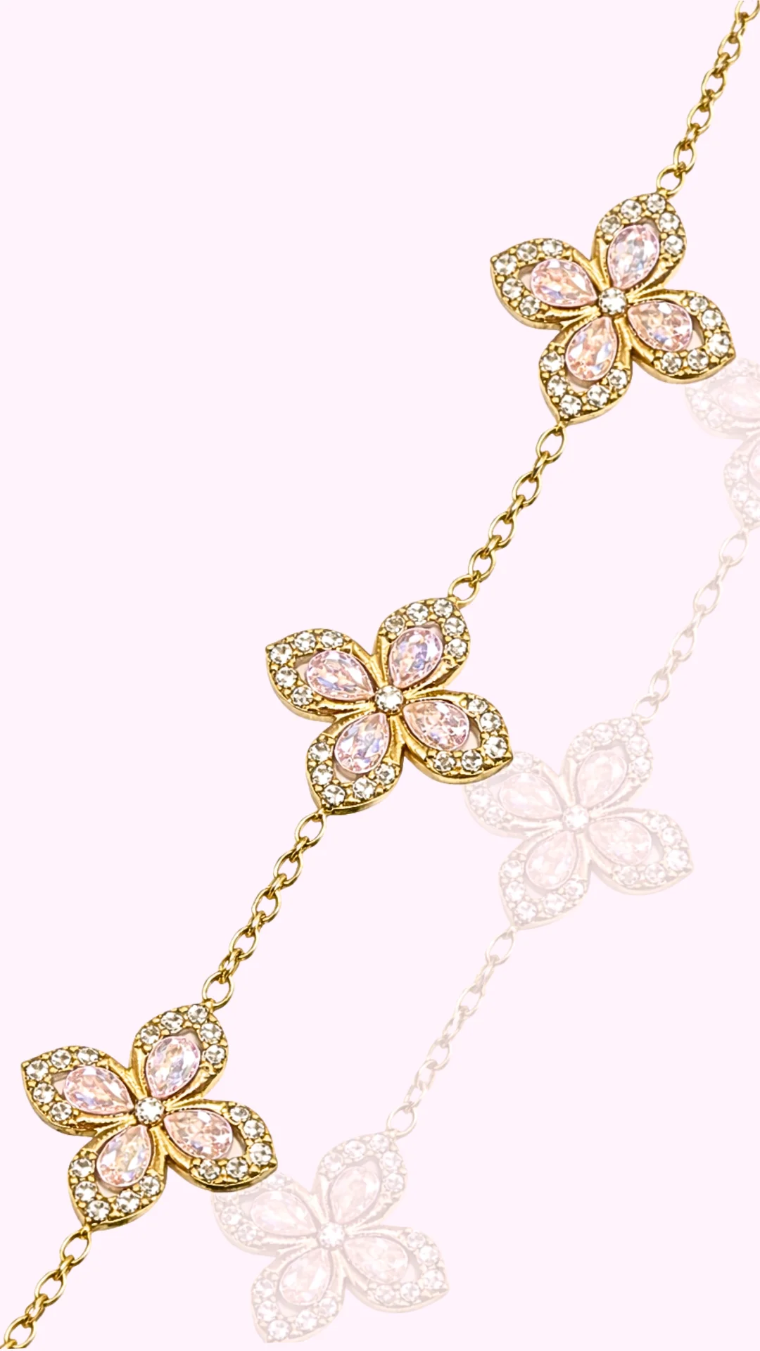 BRACELET TULIPES ROSE - Image 4