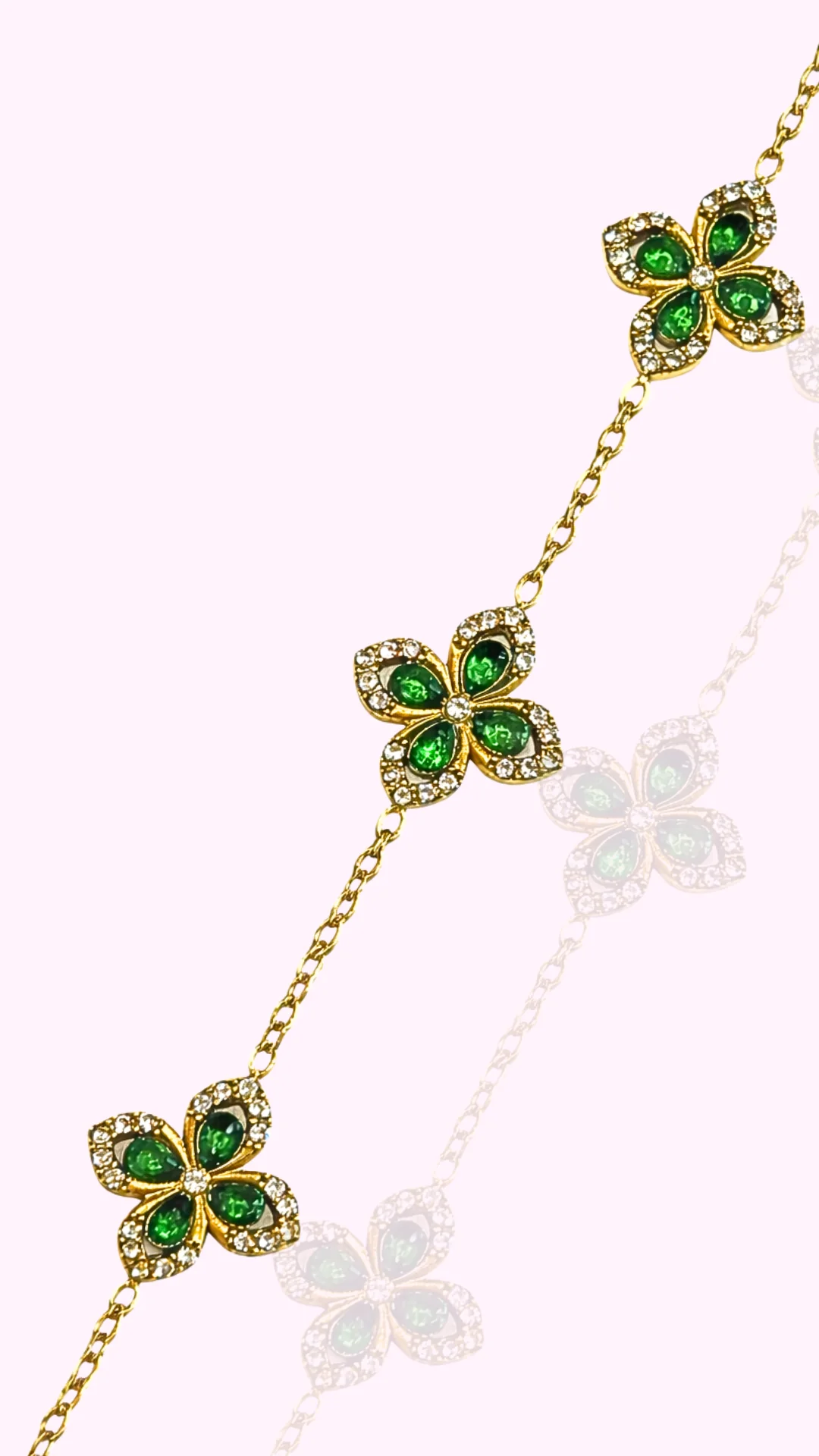 BRACELET TULIPES VERT - Image 2