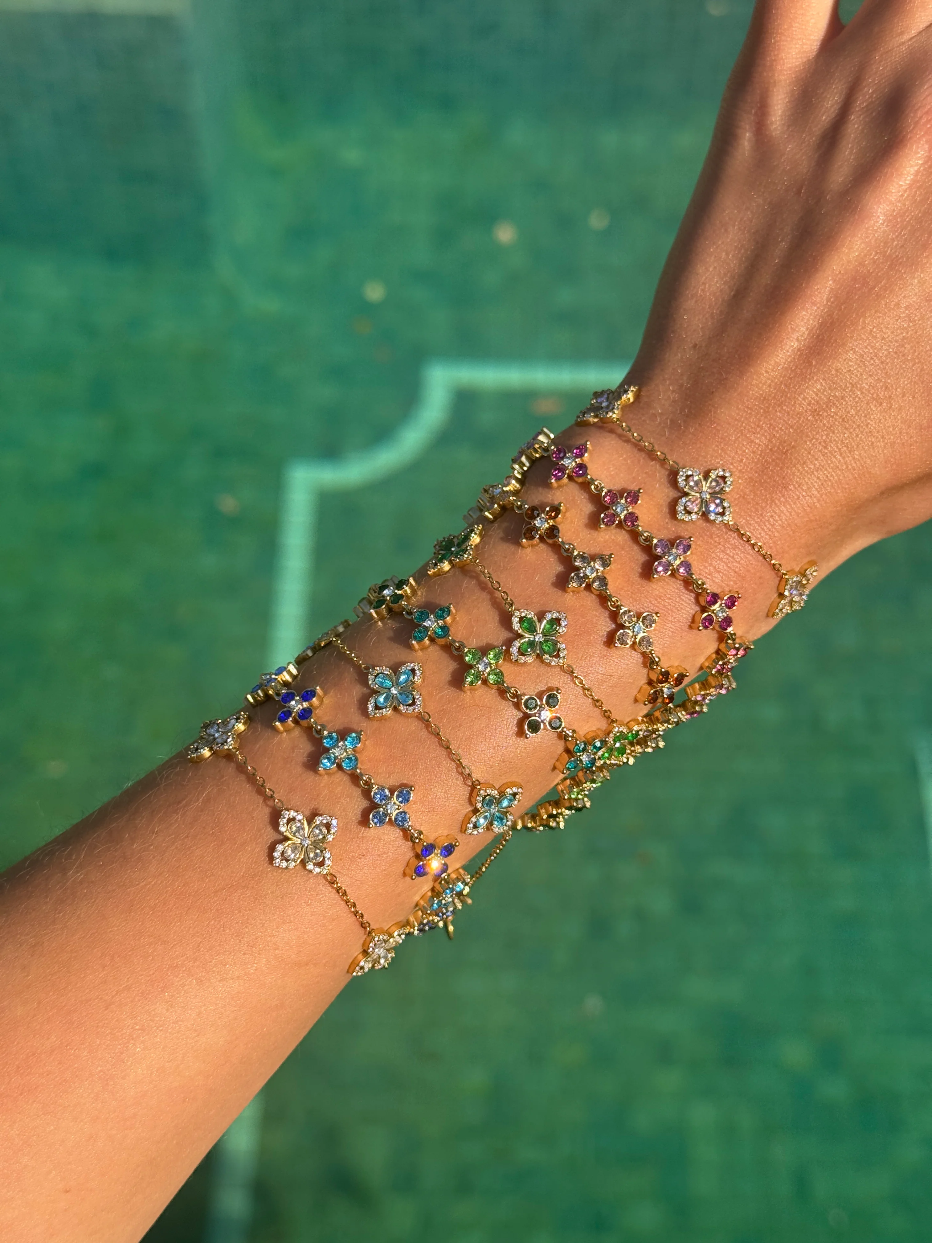 BRACELET TULIPES BLANC - Image 3