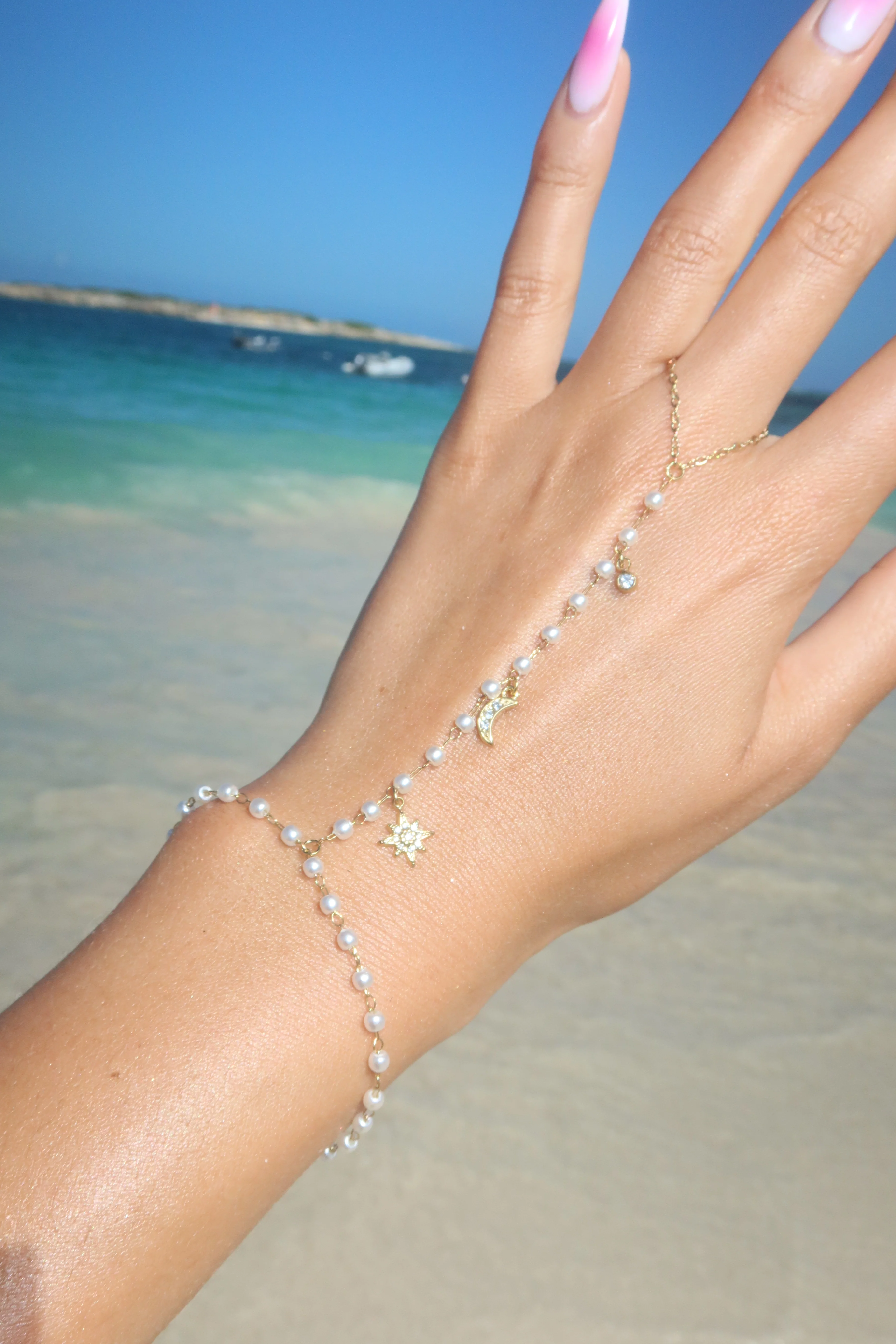 CHAINE DE MAIN PERLE - Image 3