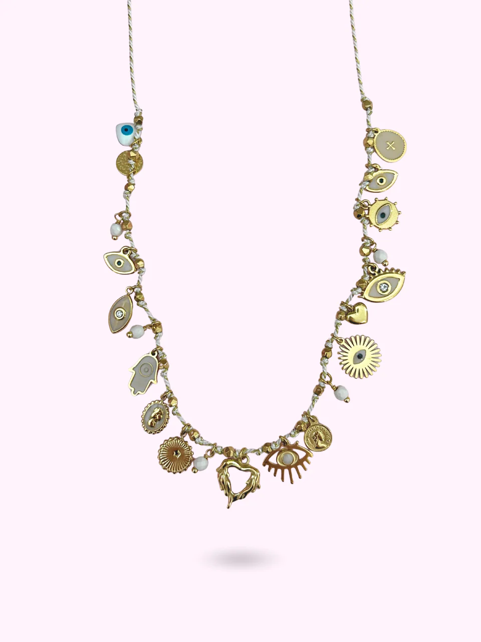 COLLIER AMAZONIA BLANC - Image 2