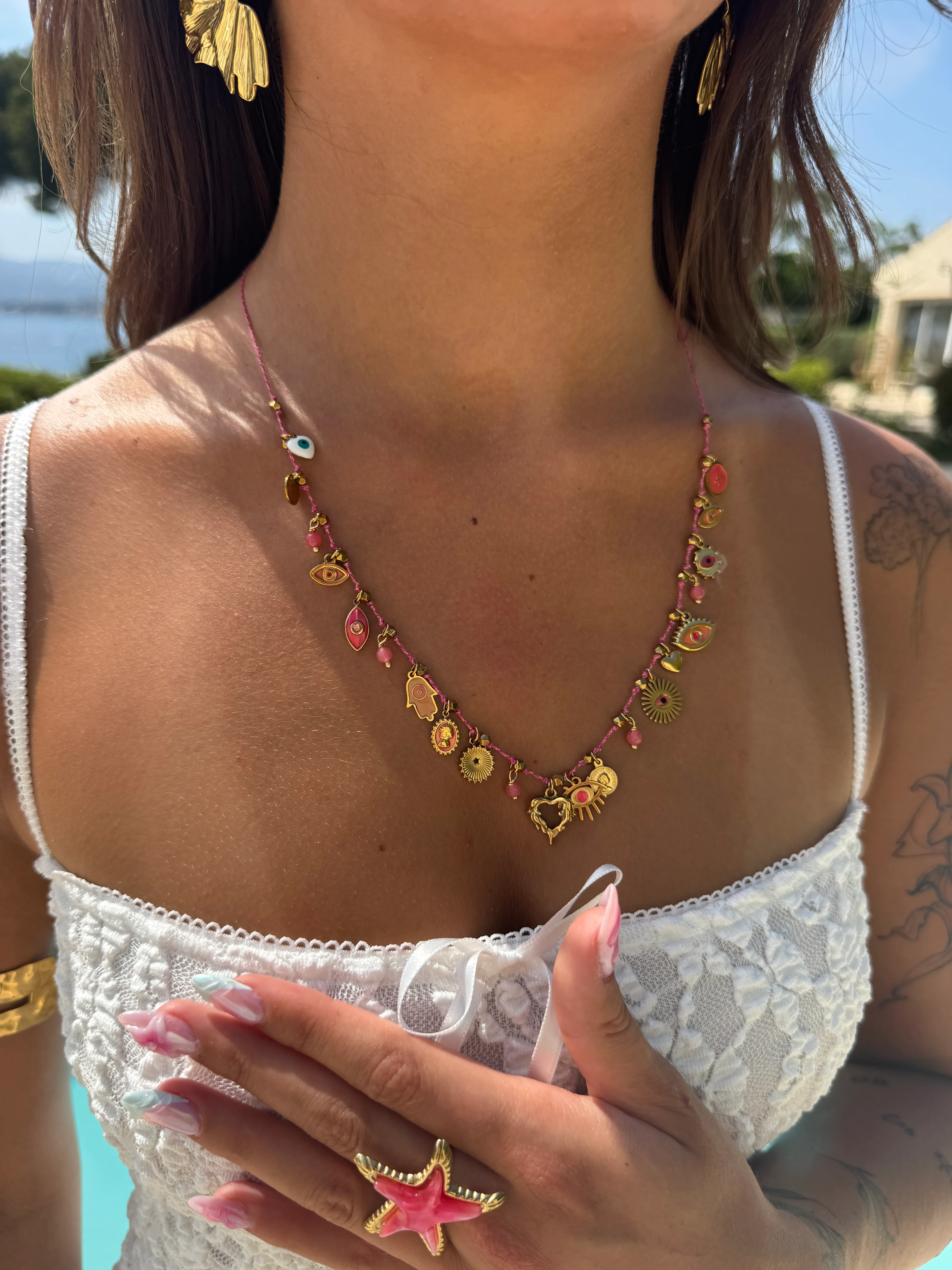 COLLIER AMAZONIA ROSE - Image 2